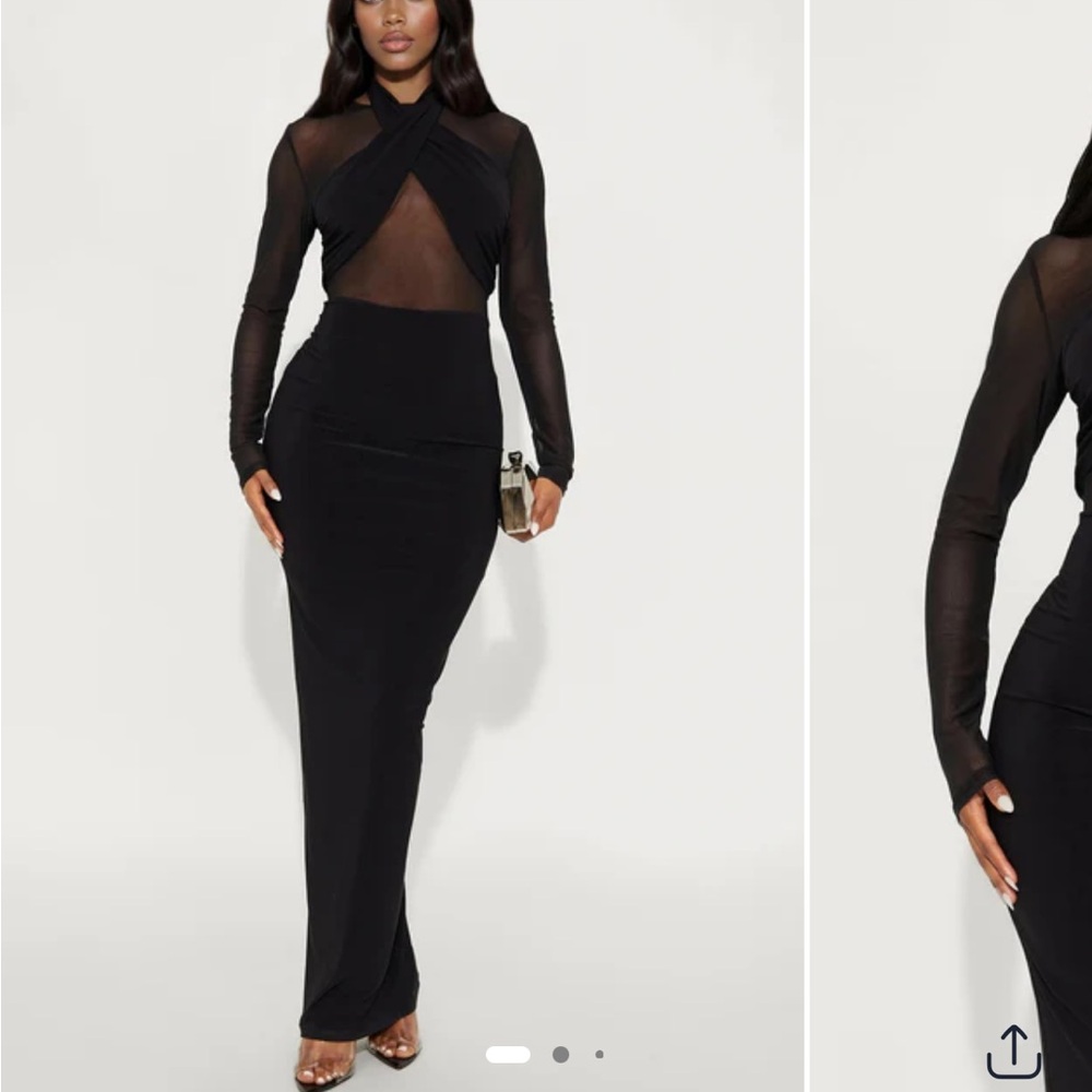 Elegant black gown